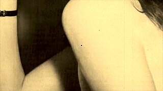 vintage hairy beaver gets bizarre retro pussy pounding