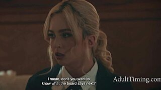 Petite Blonde Virgin Exorcised By Stepbrothers' Double Penetration Creampie