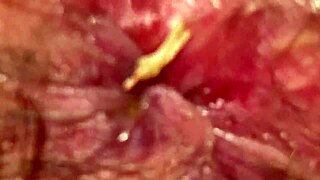 giantess hairy model's extreme close-up clit vagina asshole fetish