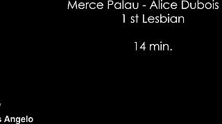 merce palau and alice dubois first hot lesbian lick fest