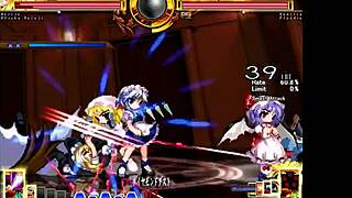 who wins the intense 3v3 touhou parody battle in scarlet lobby