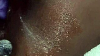 ebony big ass double penetration dildo squirt creampie