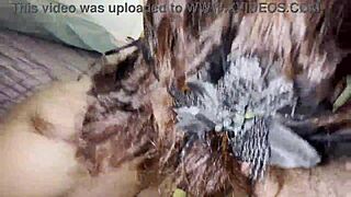 Chubby BBW Milf's Hairy Pussy Creampied Hard and Deep