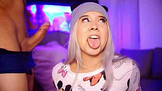 Submissive Latina Craves Cum Taste on Tongue Before Sleep