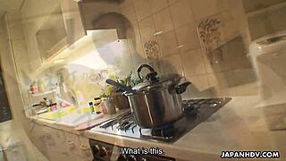 Japanese Housewife Miwa Nishiki Next Door Performs Blowjob Handjob Tits Uncensored POV Oral
