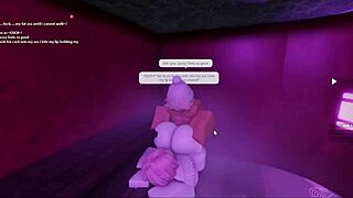 Hot lady's monster cock pounds me deep in sauna heat