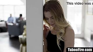 Stepfather pounds stepdaughter's tight hole post stepmom vanish