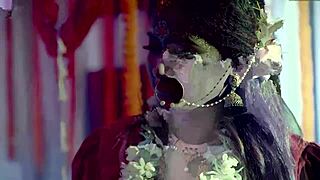 young indian couple's suhaag raat turns dirty with rough pussy fucking and hindi moans