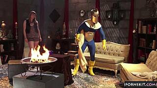 wonderwoman parody has me deepthroating eric masterson as claire robbins