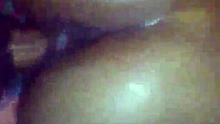 Ebony Teen's Fat Ass Bounces On Backshots From Big Cock