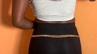African Ebony Tight Pussy Takes Big Cock Back Shots Rough