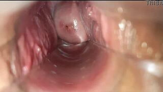 what if her vagina pulsed with orgasm from deep speculum play?
