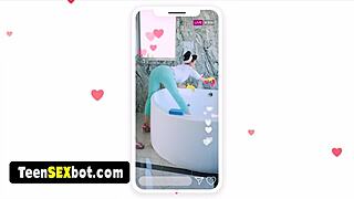 60s housewife bends over for quick doggystyle tit fuck