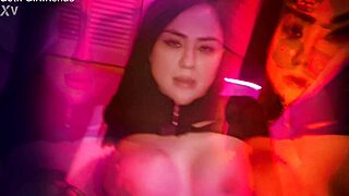 Who Pounds Rei Sky Rough Covering Belly in Cum