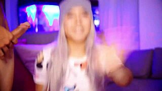 Submissive Latina Craves Cum Taste on Tongue Before Sleep