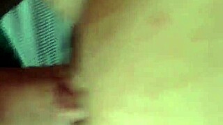 Cumming Hard On My Pregnant Slut's Tits And Face