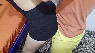 Oiled Mature Teacher Takes Student Doggy Anal For Grade