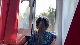 Wanna see Laura Quest flash tits outdoors?