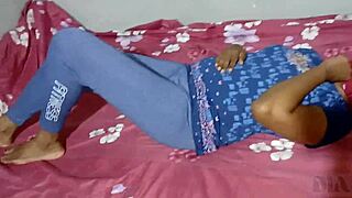 Beautiful horny Indian teen stripped nude for rich desi sex video
