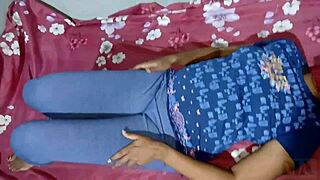 Beautiful horny Indian teen stripped nude for rich desi sex video