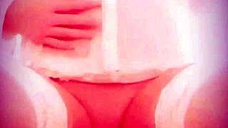 Lucy Lake's Wet Pee Orgasm In Garter Belt Stockings