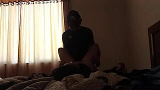 18yo latina teen fucks nonstop dirty talk creampie workout