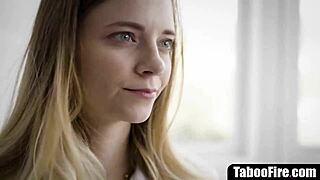 Stepfather pounds stepdaughter's tight hole post stepmom vanish