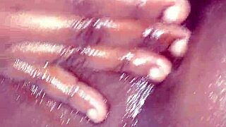 ebony big ass double penetration dildo squirt creampie