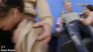 Jolee Love Takes ATM DAP From 7 Boys With Gapes Squirt Swallow!