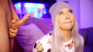 Submissive Latina Craves Cum Taste on Tongue Before Sleep