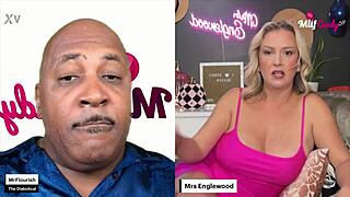 Trailer: MRSENGLEWOOD Battles STAYHARDBBC in Big Tits Interracial 3some