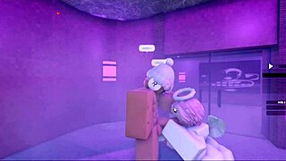 Hot lady's monster cock pounds me deep in sauna heat