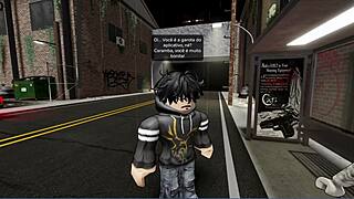 Roblox goth date turns into hardcore anal pounding on the bus ride home