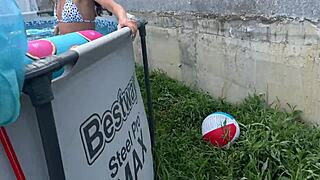 Slutty Whore Craves Creampie After Double Penetration Gangbang Pounding