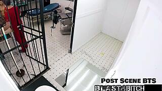 Raya Nguyen Spreads Ass For Backstage Cum Blast POV