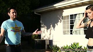 Alternative Goth Slut Facial Explosion!