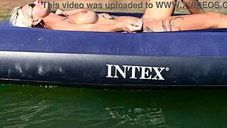 Hey blonde beach babe, show those big tits nude in public!