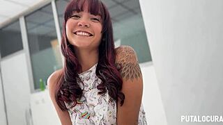 Torbe barebacks petite 18+ Colombian allison sweet's wet pussy till creampie explosion