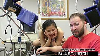 Raya Nguyen Spreads Ass For Backstage Cum Blast POV