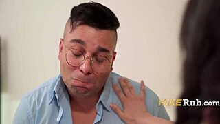 glasses nerd tasha lustn groans cowgirl pussy ride