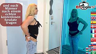 German housewife seduced street pickup for outdoor housewife fuck