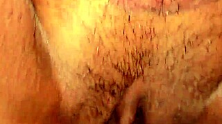 Married amateur milf spreads ass for big cock creampie milk