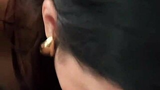 Petite Latina Balls Deepthroat!