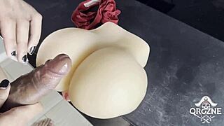 testing liberdade's fuck doll with solo toy play backstage