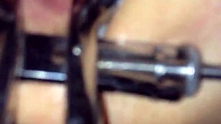 Shemale Inserts Speculum Deep in My Tight Ass