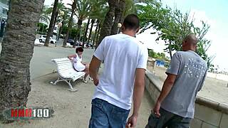 Granny Joycelina's Mature Pussy Pounded Hard by Young Cock on Beach