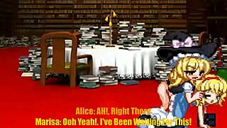 who wins the intense 3v3 touhou parody battle in scarlet lobby