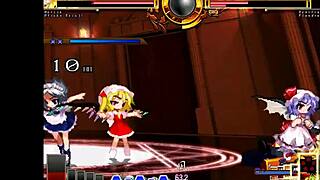 who wins the intense 3v3 touhou parody battle in scarlet lobby