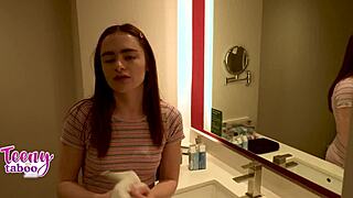 Stepdad Creampies Petite Reese Robbins Shaved Pussy