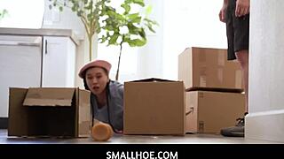 oh man tiny asian teen pussy gettin wrecked by neighbor kimmy kimm so good!!